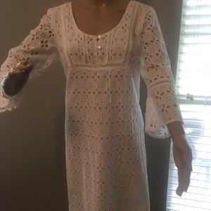 White dress long sleeve